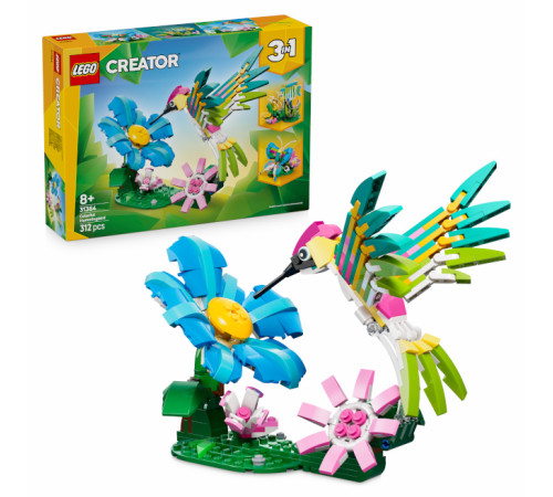 LEGO CREATOR ANIMALE SALBATICE COLIBRI COLORAT, 31384