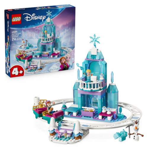 LEGO DISNEY FROZEN AVENTURA CU SANIA PE SINE LA CASTELUL DE GHEATA AL ELSEI, 43281