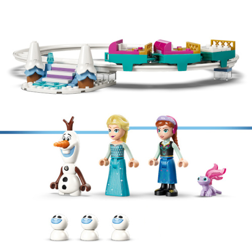 LEGO DISNEY FROZEN AVENTURA CU SANIA PE SINE LA CASTELUL DE GHEATA AL ELSEI, 43281