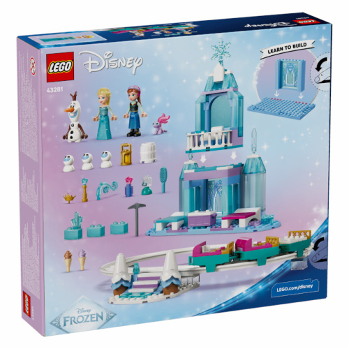 LEGO DISNEY FROZEN AVENTURA CU SANIA PE SINE LA CASTELUL DE GHEATA AL ELSEI, 43281