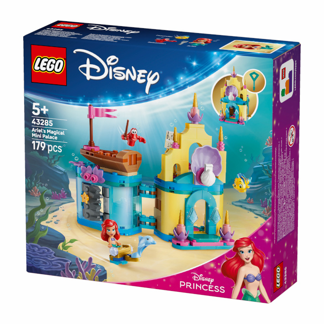 LEGO DISNEY PRINCESS MINIPALATUL MAGIC AL LUI ARIEL, 43285