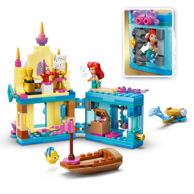 LEGO DISNEY PRINCESS MINIPALATUL MAGIC AL LUI ARIEL, 43285
