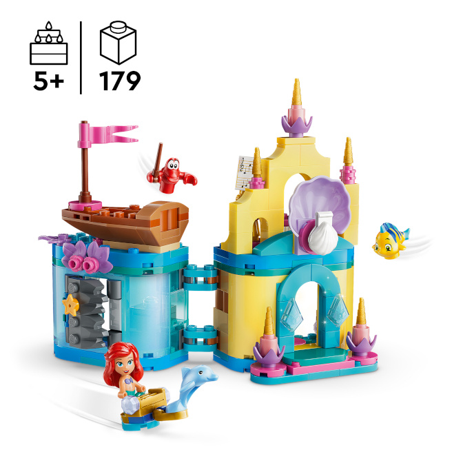 LEGO DISNEY PRINCESS MINIPALATUL MAGIC AL LUI ARIEL, 43285