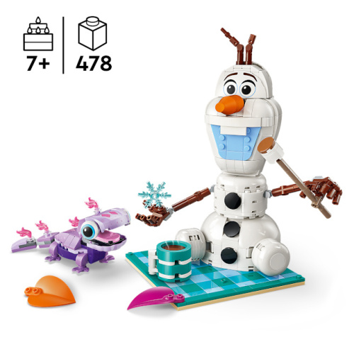 LEGO DISNEY FROZEN DISTRACTIE LA PICNIC CU OLAF SI BRUNI, 43287