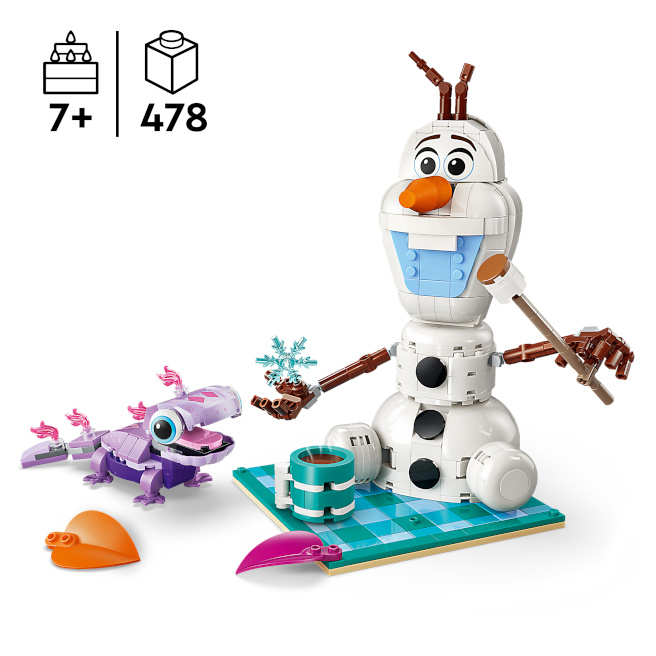 LEGO DISNEY FROZEN DISTRACTIE LA PICNIC CU OLAF SI BRUNI, 43287