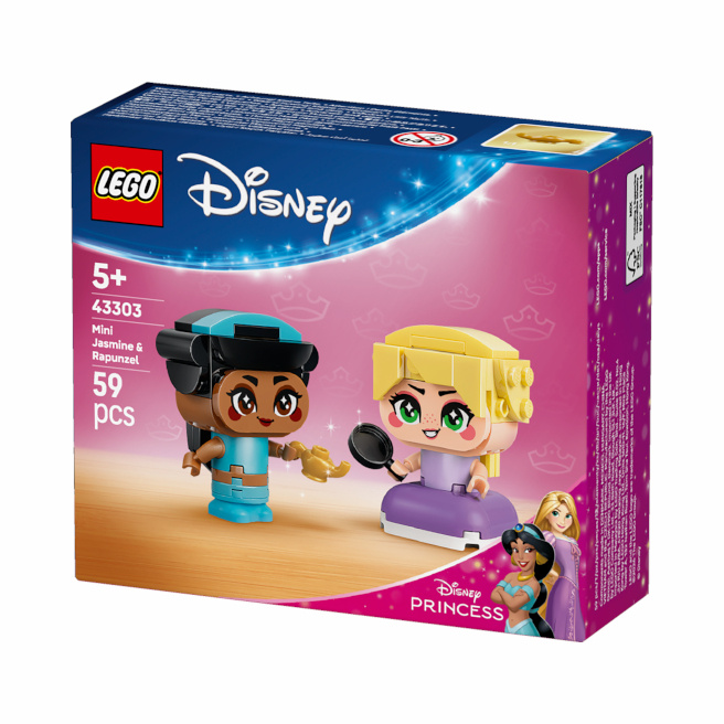 LEGO DISNEY PRINCESS MINIPRINTESELE JASMINE SI RAPUNZEL, 43303
