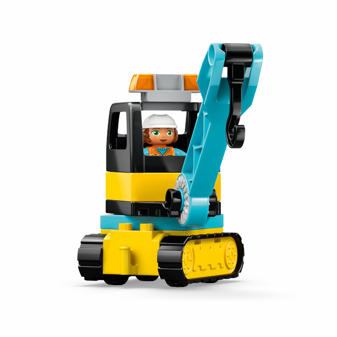 LEGO DUPLO SANTIER SI VEHICULE DE CONSTRUCTII 3 IN 1, 10476