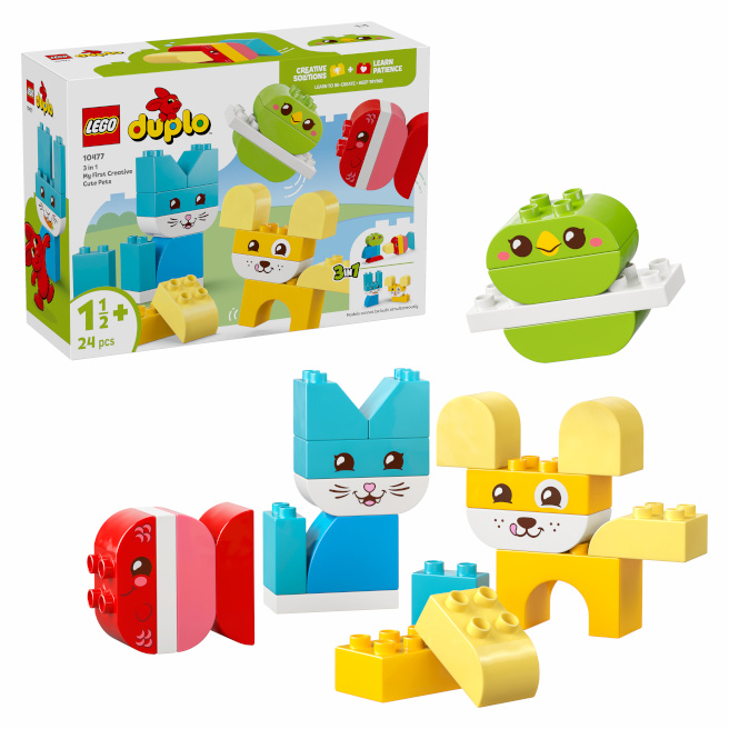 LEGO Duplo Креативные милые питомцы 3 в 1, 10477