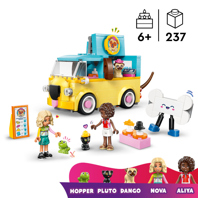 LEGO FRIENDS FURGONETA CU ACCESORII PENTRU ANIMALE DE COMPANIE, 42678