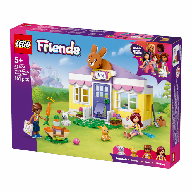 LEGO FRIENDS HOTEL PENTRU IEPURASI IN ORASUL HEARTLAKE, 42679