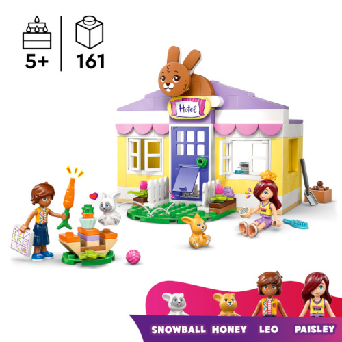 LEGO FRIENDS HOTEL PENTRU IEPURASI IN ORASUL HEARTLAKE, 42679