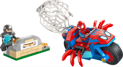 LEGO MARVEL SPIDEY PE MOTOCICLETA VS RHINO, 11206