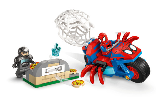 LEGO MARVEL SPIDEY PE MOTOCICLETA VS RHINO, 11206