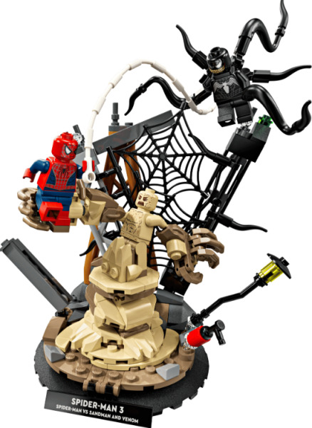 LEGO MARVEL BATALIE MEMORABILA OMUL PAIANJEN VS SANDMAN, 76334