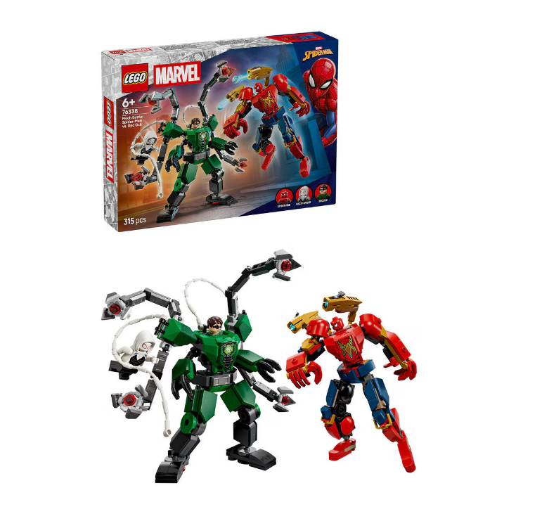LEGO MARVEL BATALIA ROBOTILOR OMUL PAIANJEN VS DOC OCK, 76338
