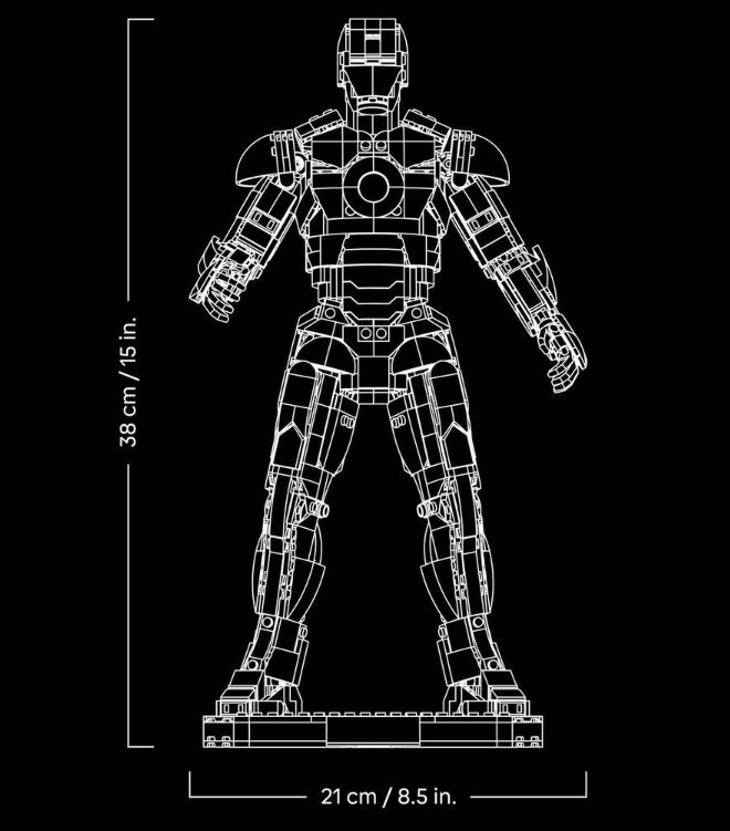 LEGO MARVEL EDITIA DE COLECTIE IRON MAN, 76344