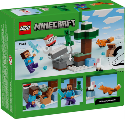 LEGO MINECRAFT AVENTURA DIN TAIGA A LUI STEVE, 21583