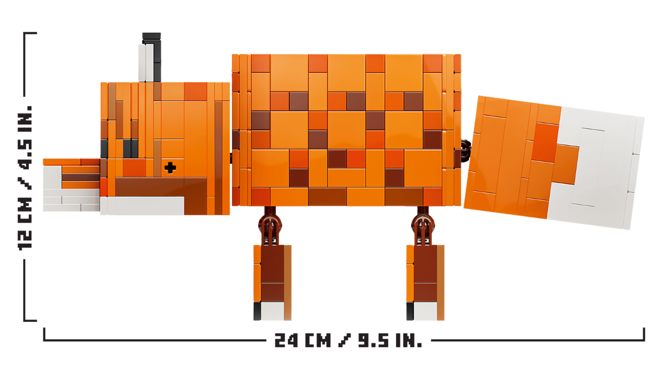 LEGO Minecraft Лисица, 21588
