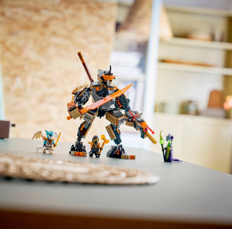 LEGO Ninjago Робот заданий Коула и дракон Зейна, 71854