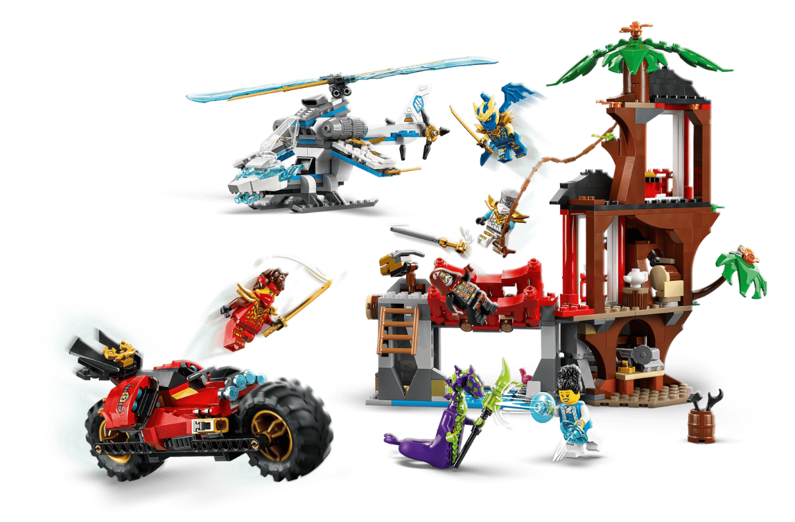 LEGO Ninjago Битва в домике на дереве с магинами ниндзя, 71857