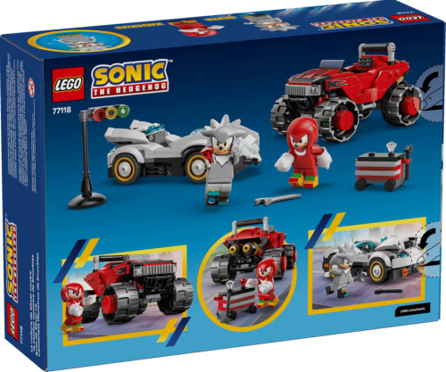 LEGO Sonic Машина Сильвера против монстр-трака Наклза, 77118