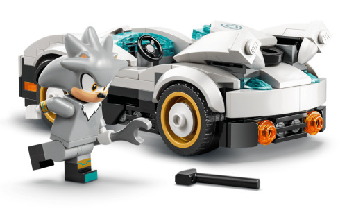 LEGO SONIC MASINA LUI SILVER VS CAMIONUL GIGANT AL LUI KNUCKLES, 77118