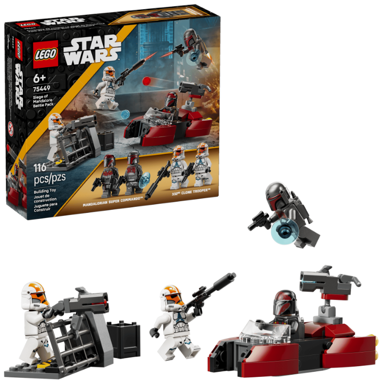 LEGO STAR WARS PACHET DE LUPTA ASEDIUL DE PE MANDALORE, 75449