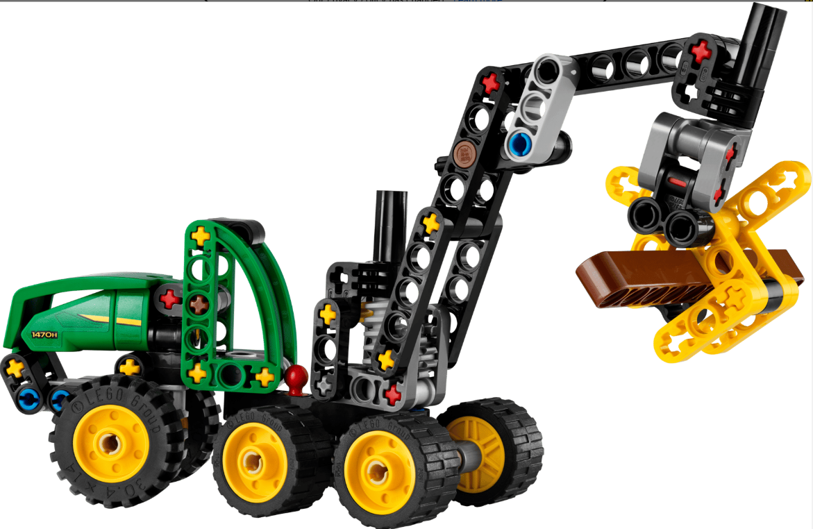 LEGO TECHNIC UTILAJ DE TAIAT SI STIVUIT COPACI JOHN DEERE 1470H, 42218