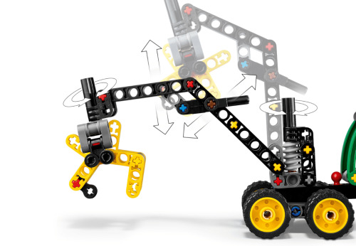 LEGO TECHNIC UTILAJ DE TAIAT SI STIVUIT COPACI JOHN DEERE 1470H, 42218