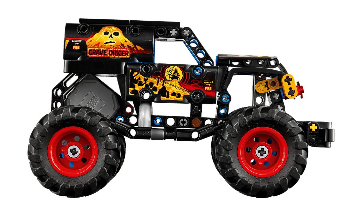 LEGO TECHNIC MONSTER JAM GRAVE DIGGER FOC SI GHEATA, 42219