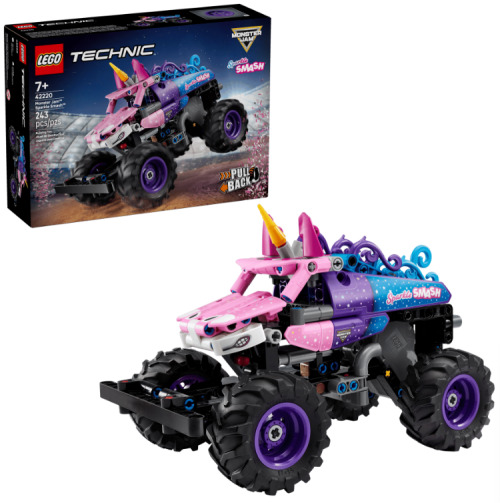 LEGO Technic монстр-трака Monster Jam Sparkle Smash с инерционным механизмом,  42220
