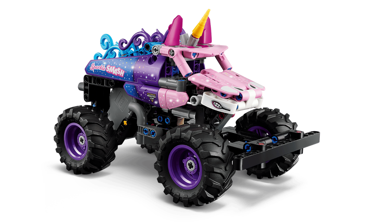 LEGO Technic монстр-трака Monster Jam Sparkle Smash с инерционным механизмом,  42220