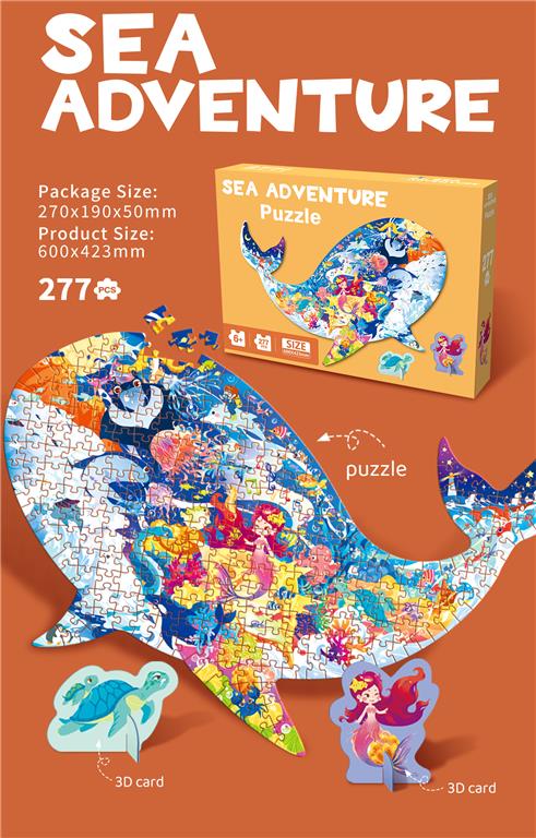 Puzzle Balena, 277 piese, 88920