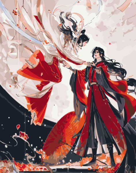 Pictura pe numere „Binecuvantarea cerestilor. Anime” 40*50 cm Origami, LW12570