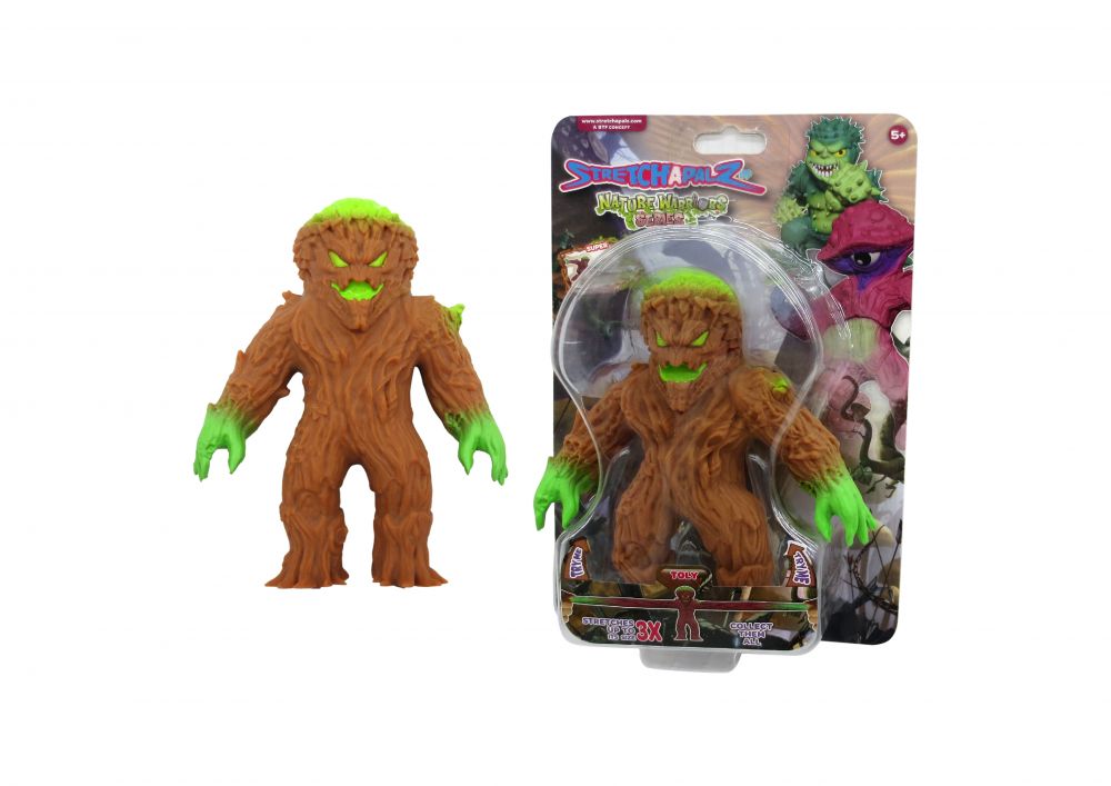 Игрушка-тянучка "Стрейчапалз" 14см, серия  Nature Warriors (Нейчер вориерс),  289732