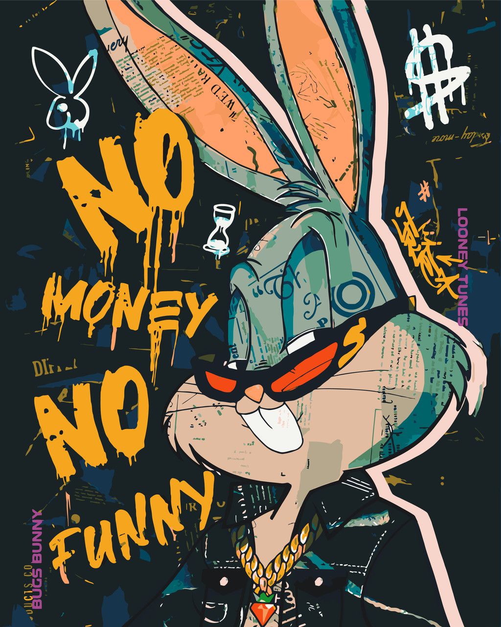 Pictura pe numere „Bugs Bunny” 40*50 cm Origami, LW1990