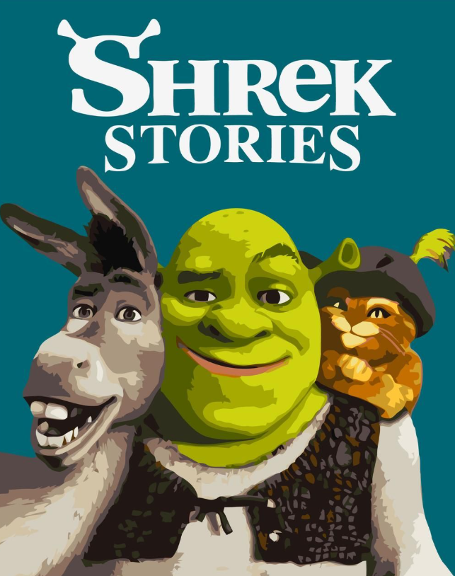 Pictura pe numere „Eroi de film. Shrek” 40*50 cm Origami, LW3511