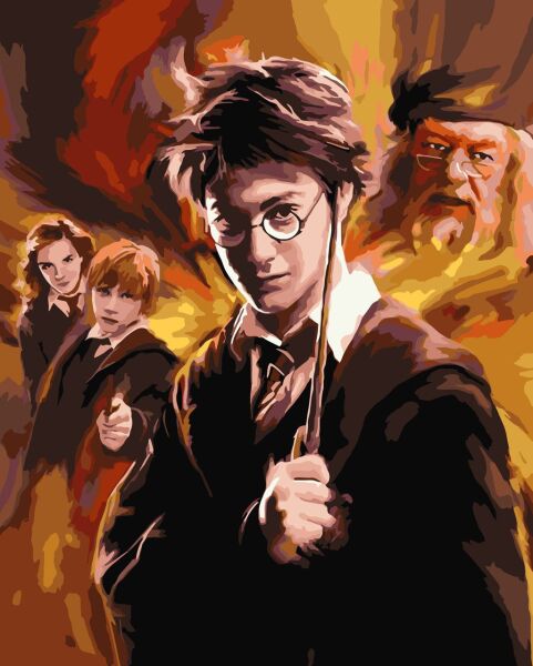 Pictura pe numere „Personaje Harry Potter” 40*50 cm Origami, LW3100