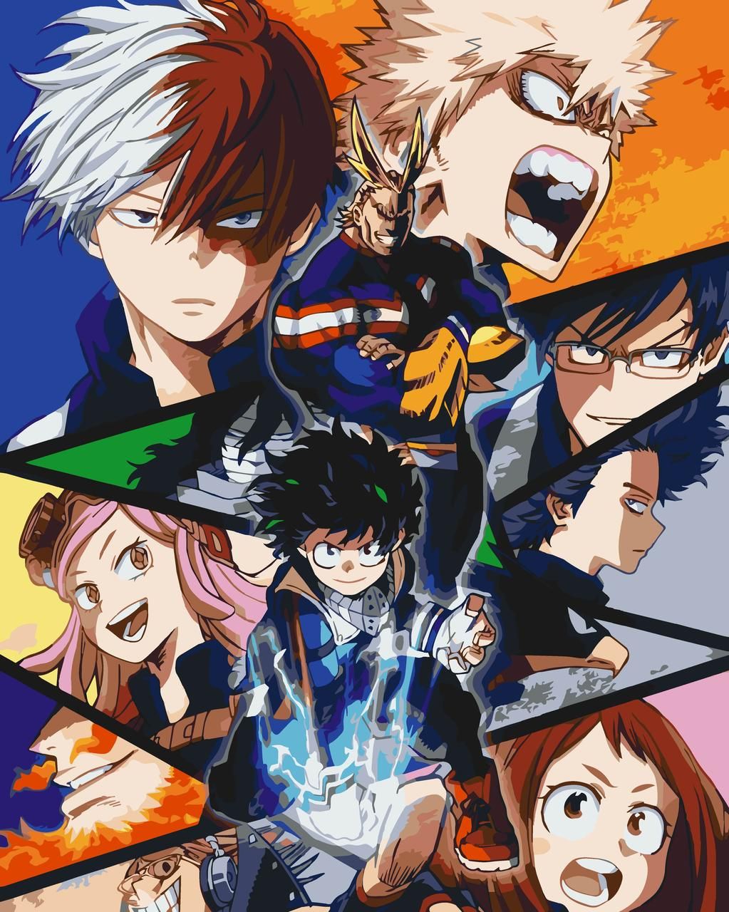 Pictura pe numere „Anime. My Hero Academia” 40*50 cm Origami, LW31290