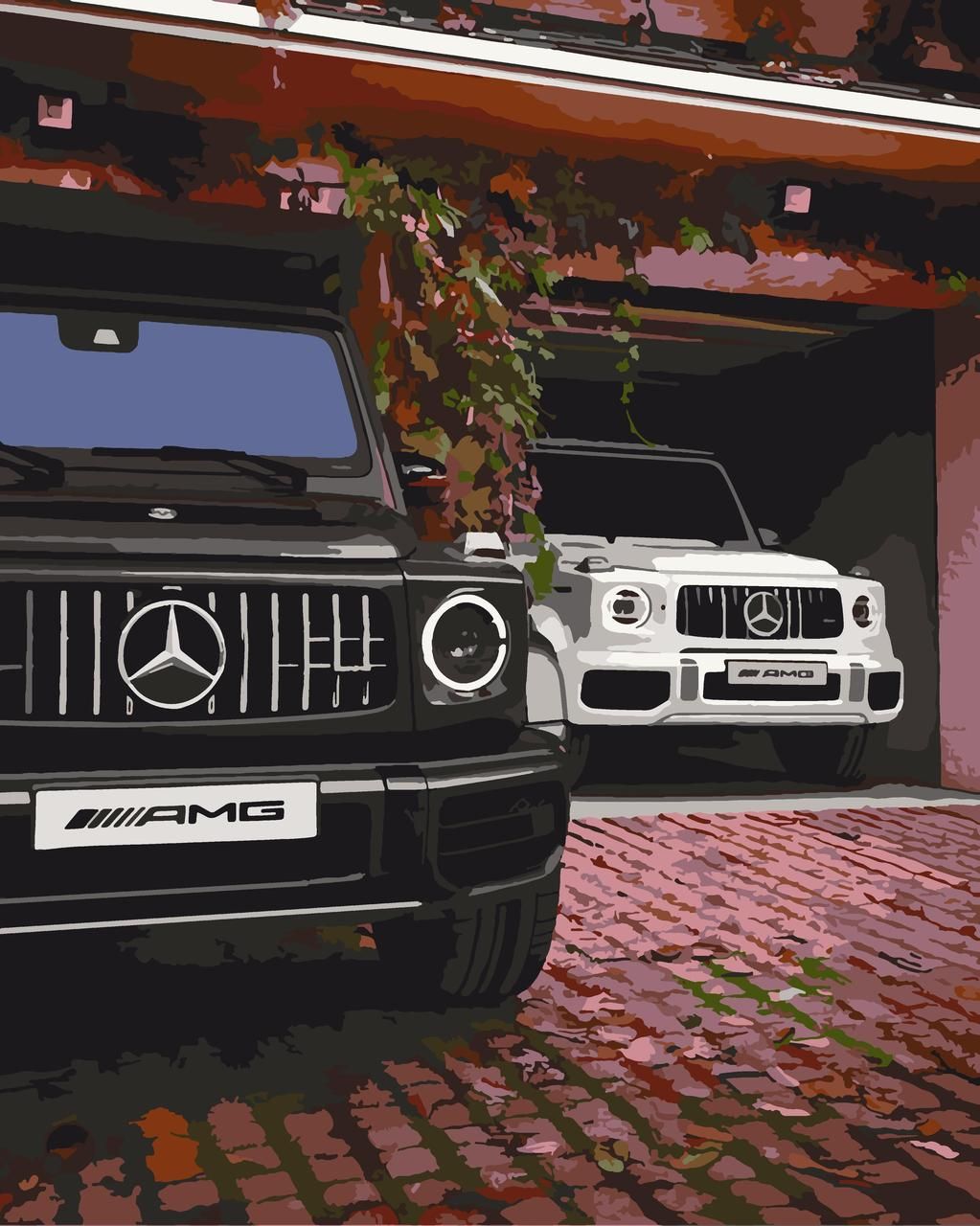 Pictura pe numere „Gelandwagen AMG” 40*50 cm Origami, LW32060