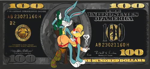 Pictura pe numere „Eroi de film. Backs si Lola Bunny” cu vopsele metalice 40*80 cm Origami, LW5123