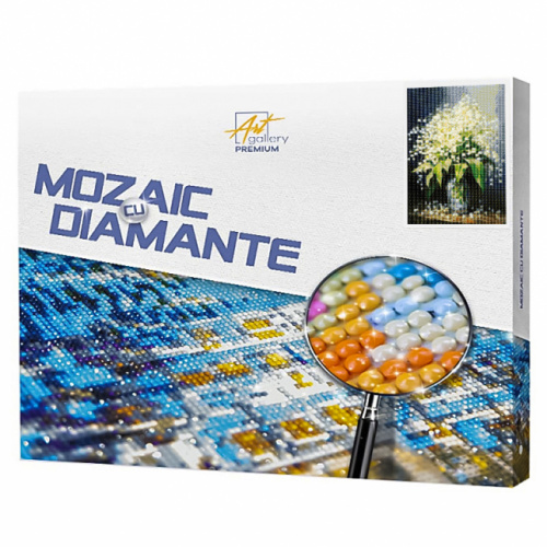 Aлмазная мозаика квадратная ,,Нежные ландыши,, 40x50 см GA86380