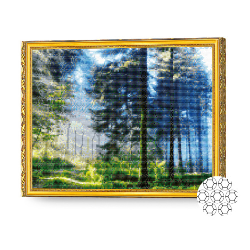 Алмазная мозаика ,,Солнечный день в лесу,, 40x50 см, GA74898