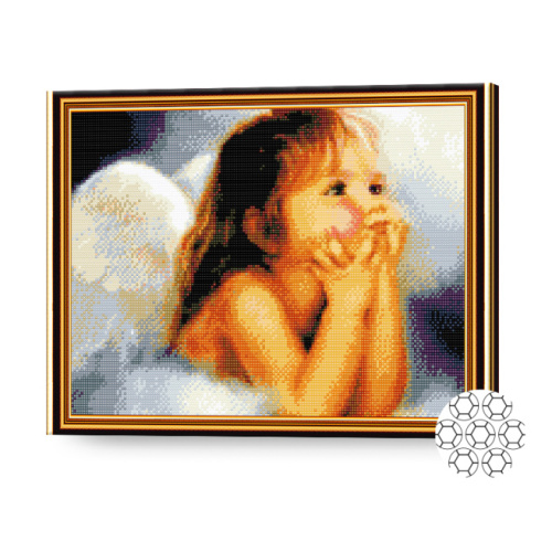 Алмазная мозаика ,,Милый ангелок,, 40x50 см, GA71773