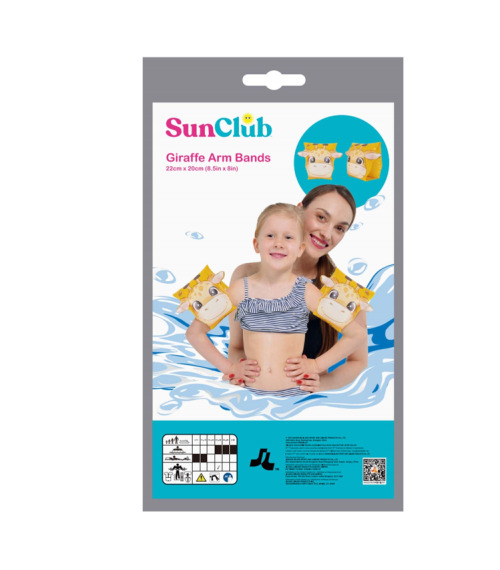 Aripioare de înot gonflabile “Giraffe", 22х20сm, 32205