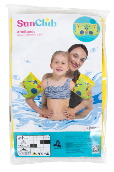 Aripioare de înot gonflabile "Dino", 23x19 cm, 3-6 ani, 32132