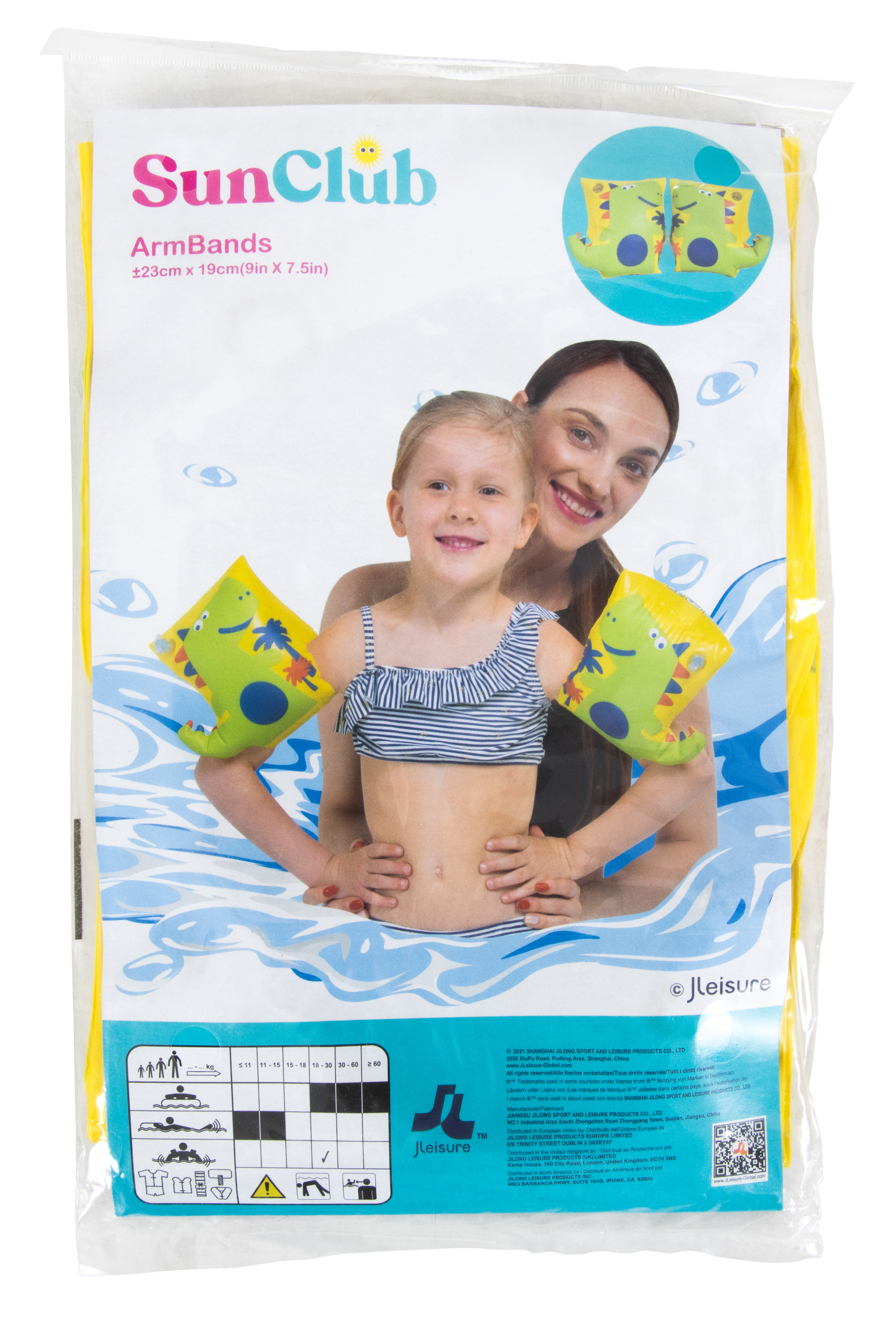 Aripioare de înot gonflabile "Dino", 23x19 cm, 3-6 ani, 32132