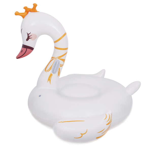 Saltea gonflabila pentru inot "Royal Swan", pana la 100 kg, 155*132*120 cm, 35483