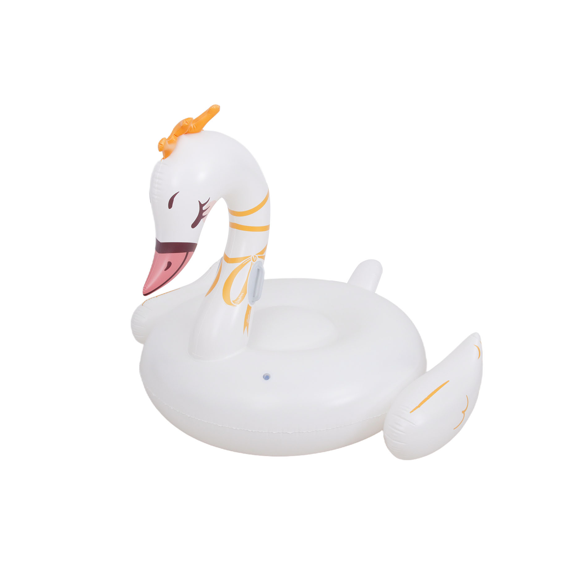 Saltea gonflabila pentru inot "Royal Swan", pana la 100 kg, 155*132*120 cm, 35483