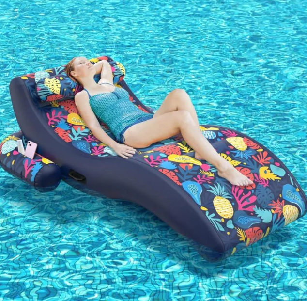 Sezlong gonflabil 168x88x50cm, pana la 100 kg, 33347